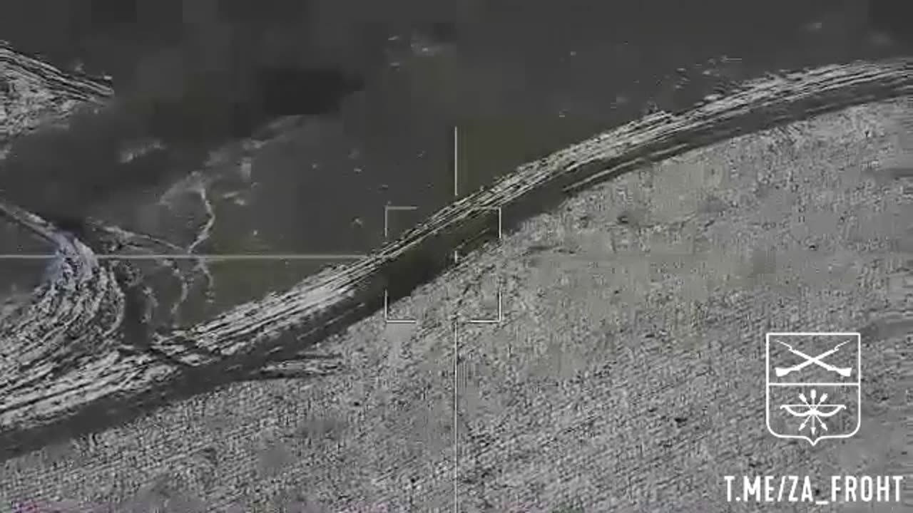 A lancet attack on a Ukrainian BMP on the move in the Bakhmut direction.