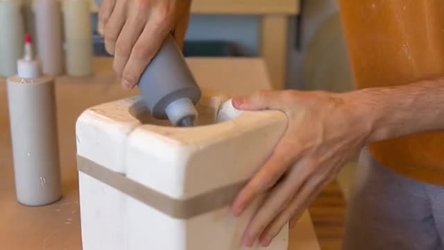 Ive been working on something new 💕 hopefully you guys like it #pottery #satisfying #asmr