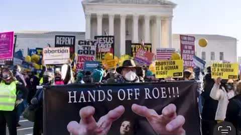 Live - Outside The Supreme Court - Roe V Wade