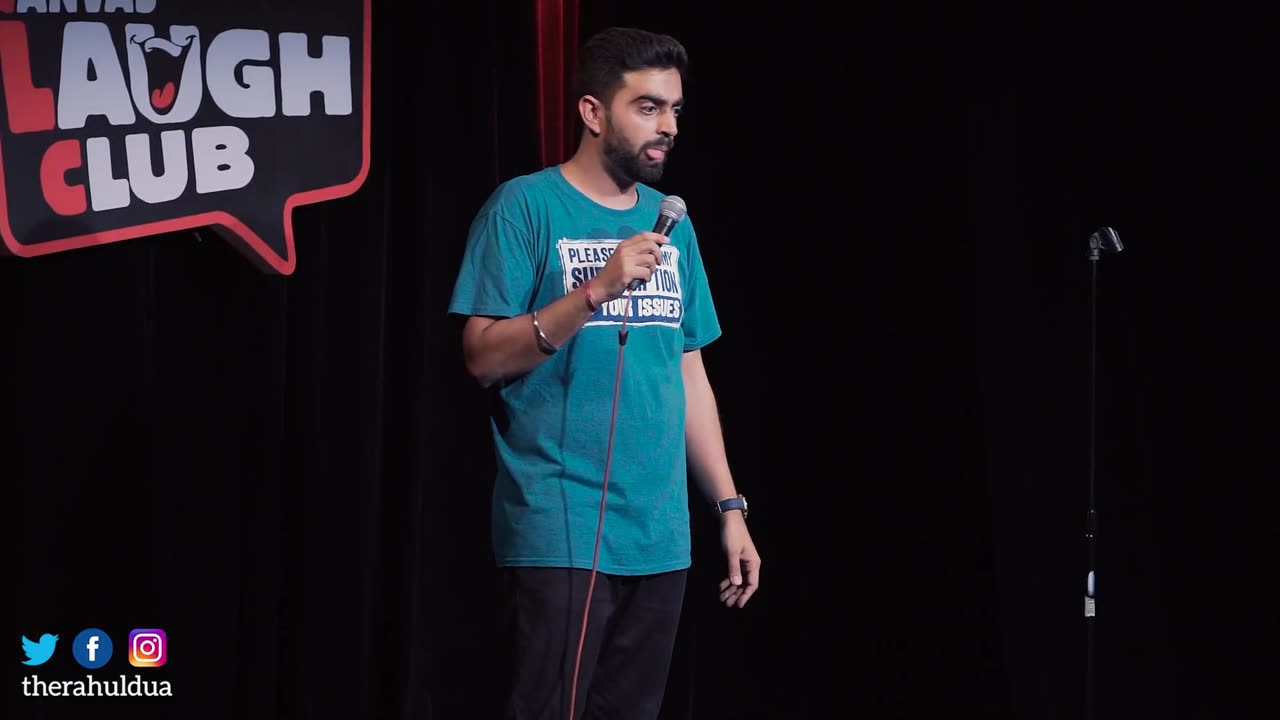 Stand up comedy by Rahul dua