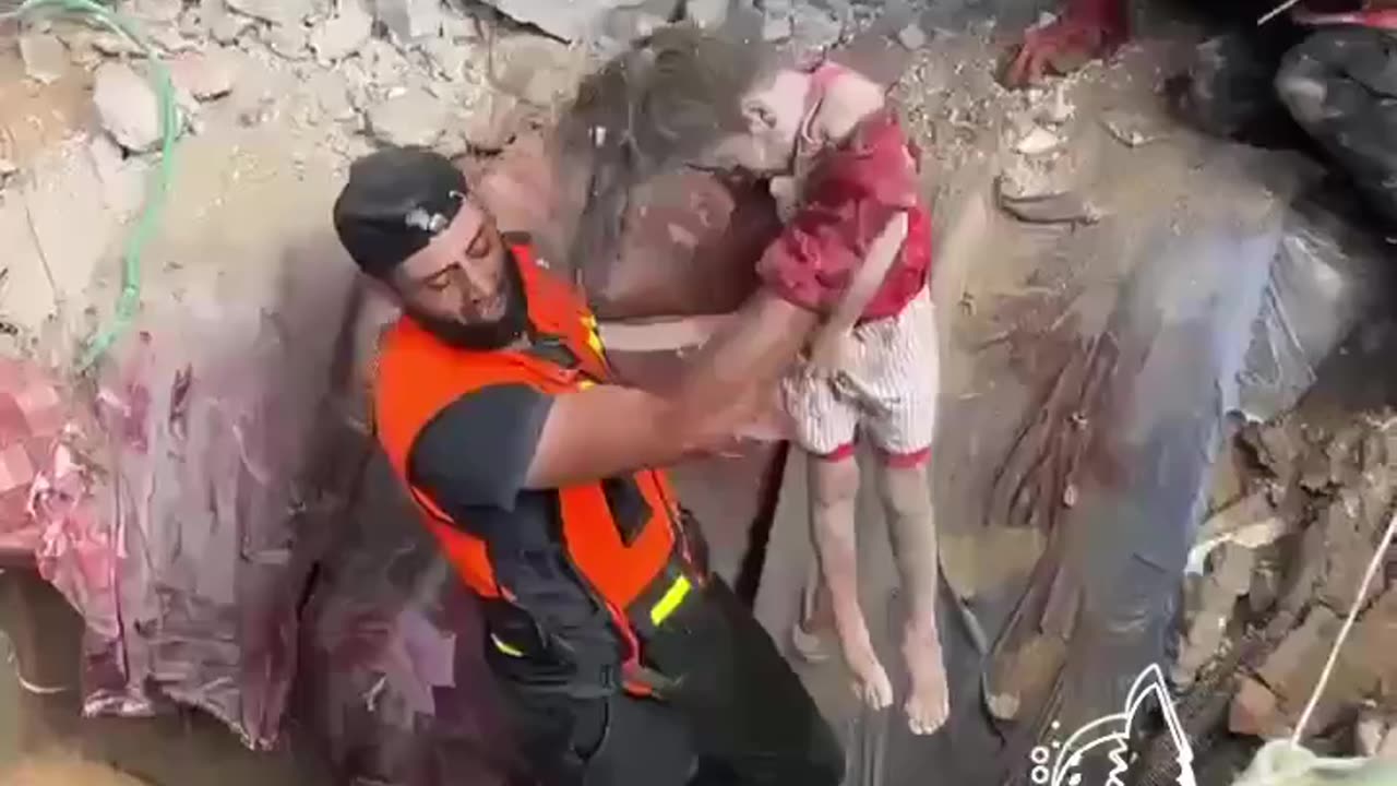 Pulling Dead From Rubble