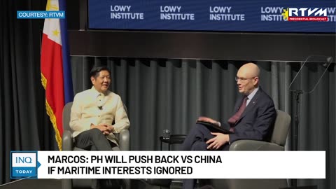 Marcos: PH will push back vs China if maritime interests ignored | INQ