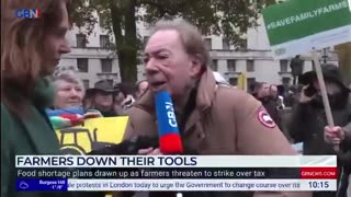 Andrew Lloyd Webber at London Farmers Protest