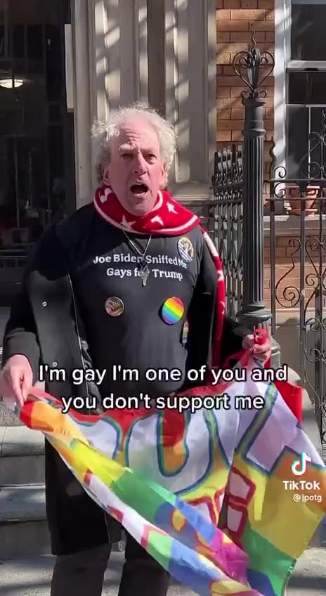 "I'm gay and you don't support me"