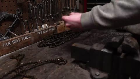 Damascus Steel Japanese Tanto from Chainsaw Chain-3