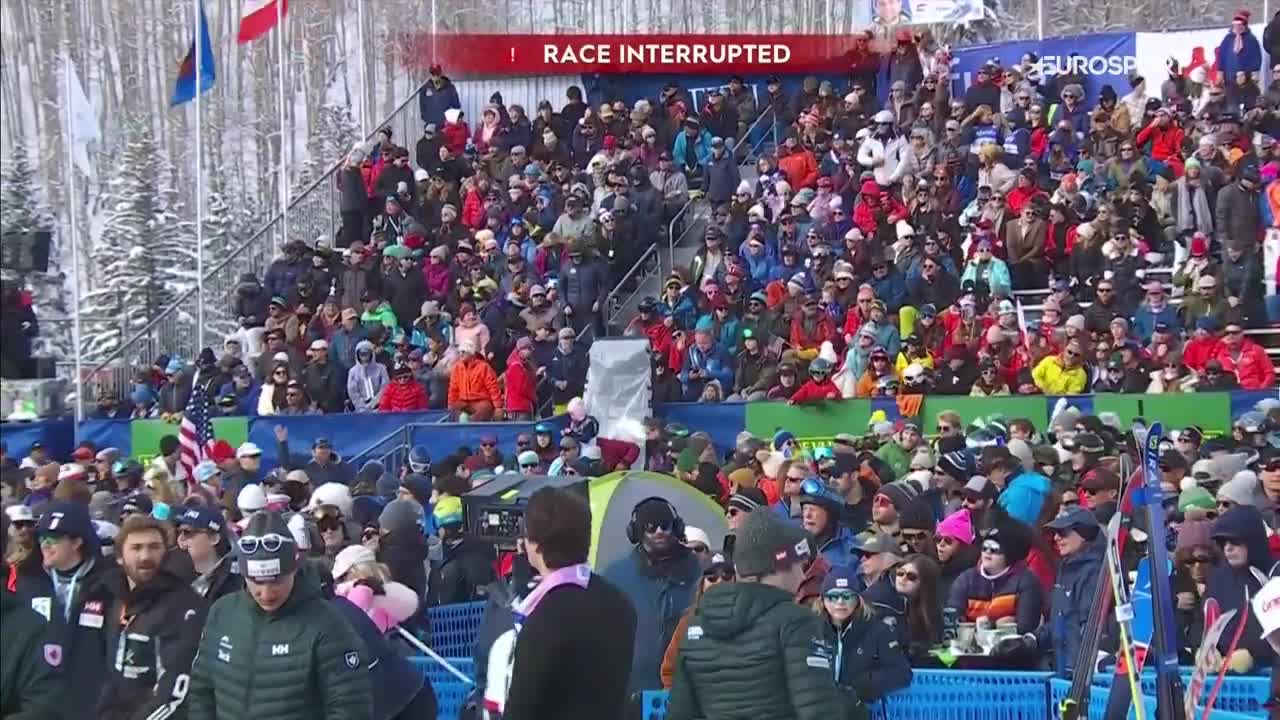 Giovanni Franzoni Crash at Beaver Creek - SG 2022