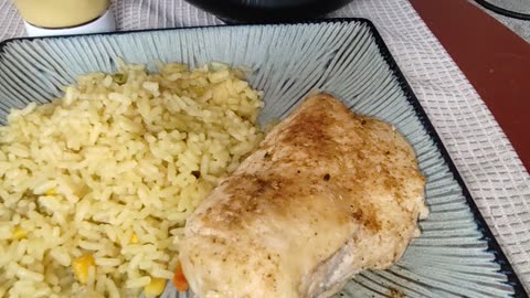 Eating Tyson Frozen Skinless Chicken Breasts, 7/25/24