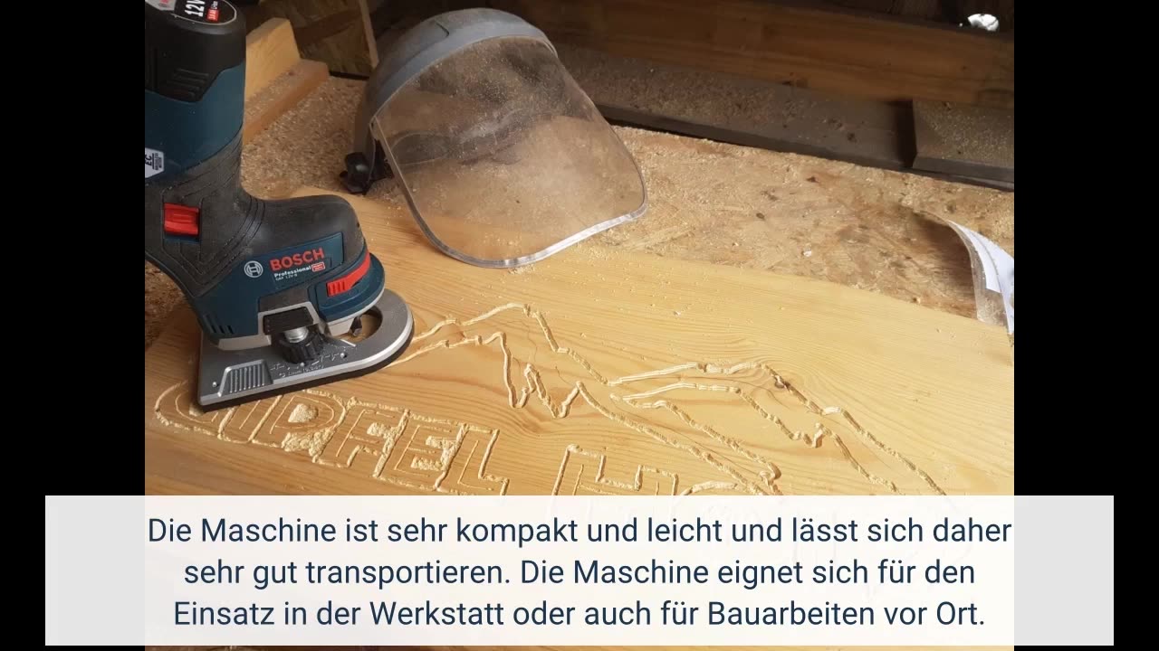 Bosch Professional 12V System Akku Kantenfräse GKF 12V-8 (Fräskopf-Schaft: 8 mm, ohne Akkus)