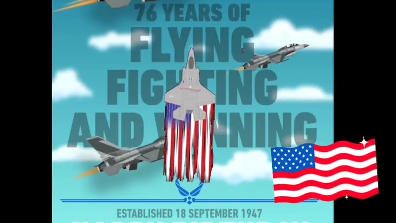 Happy 76th Birthday 🎂 US Air Force 🇺🇸