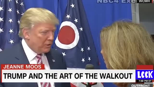 CNN“Female ”Reporter Triggered Trump On Live!!