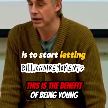 The benefit of being young.