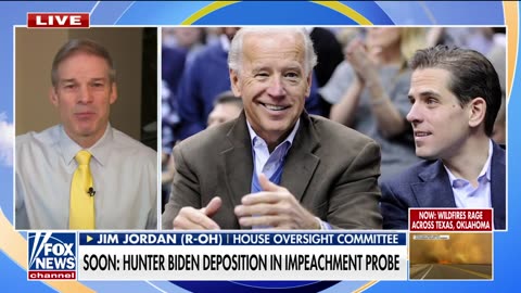 Rep Jim Jordan accuses Biden of 'intentionally' breaking law.