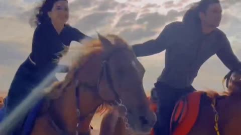 Dubai dessert horse riding