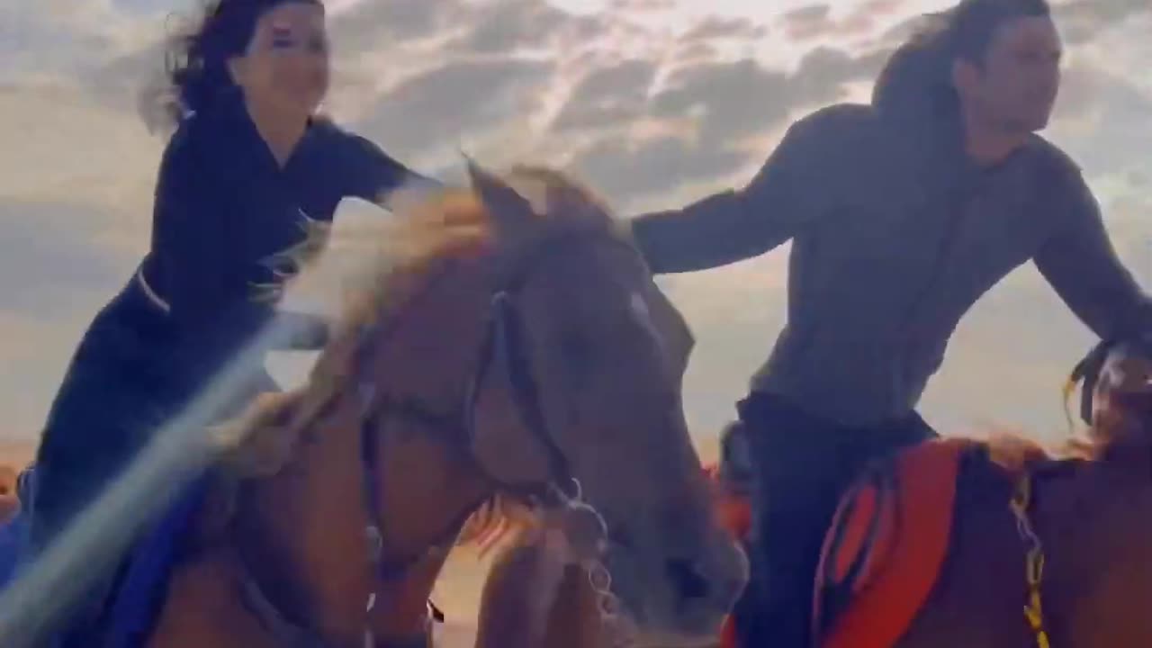 Dubai dessert horse riding