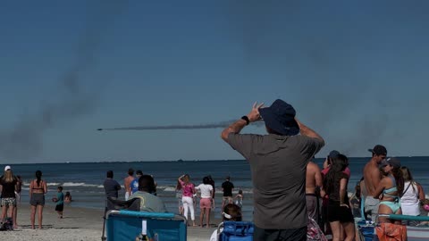 THE BLUE ANGELS ON OUR BEACH