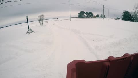 Plowing snow 1-22-22