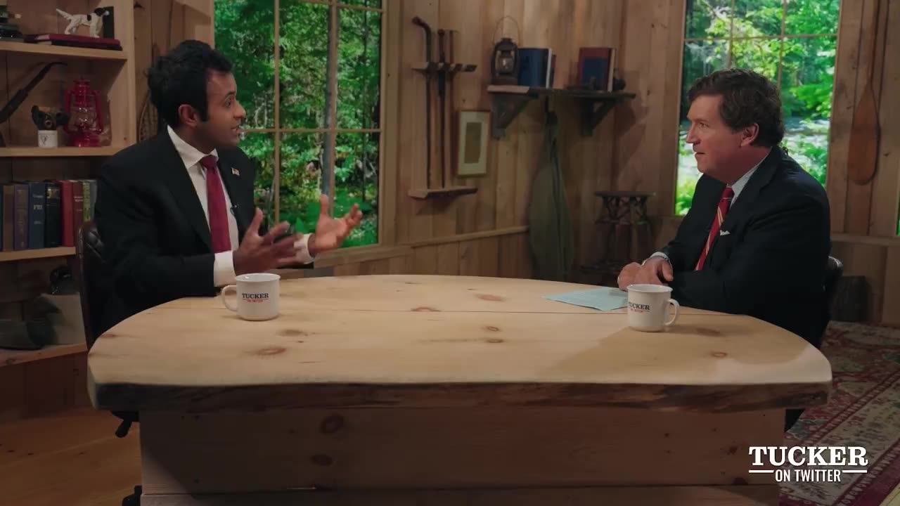 Tucker Carlson interviews Vivek Ramaswamy - awesome watch