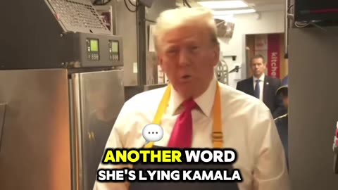 Trump working at McDonald’s She’s lyin Kamala