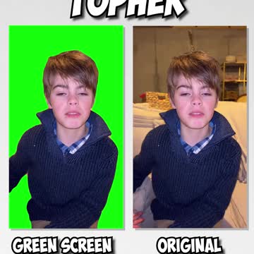 Original VS Green Screen "My Name Is Topher"