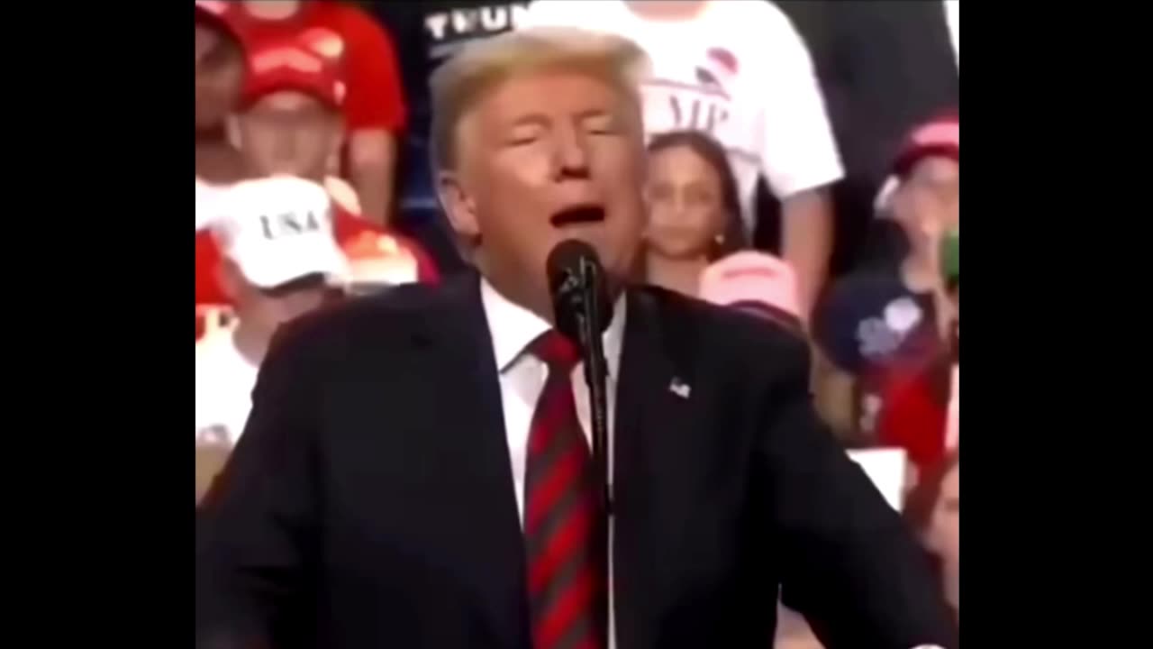 President Donald Trump singing like never before; edited by: Arsalaan Hirani