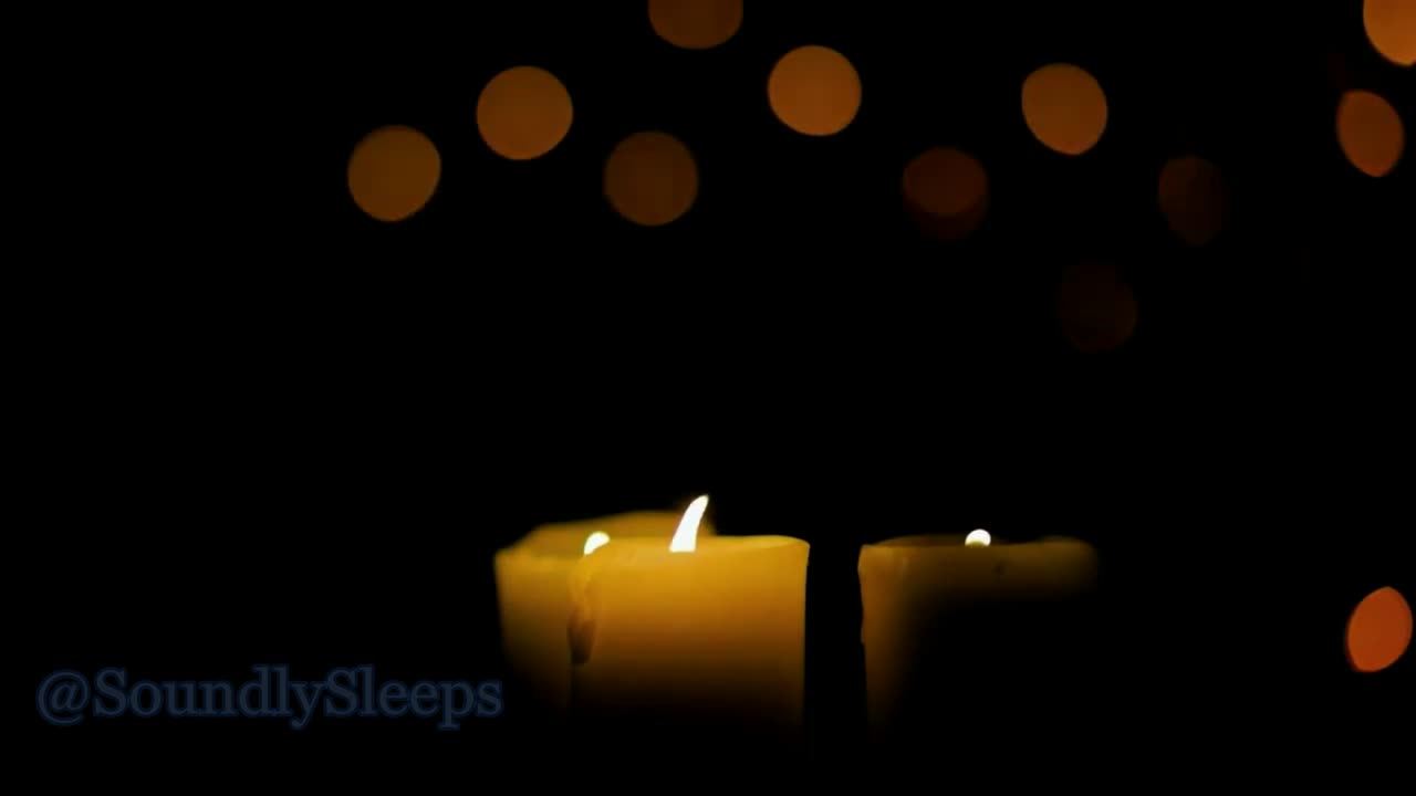 5 Hours of Burning Candles with a Calm Breeze