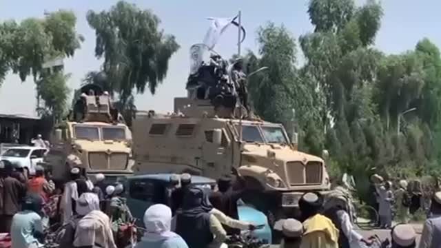 Taliban Parade s Biden Donated US Military Equipment
