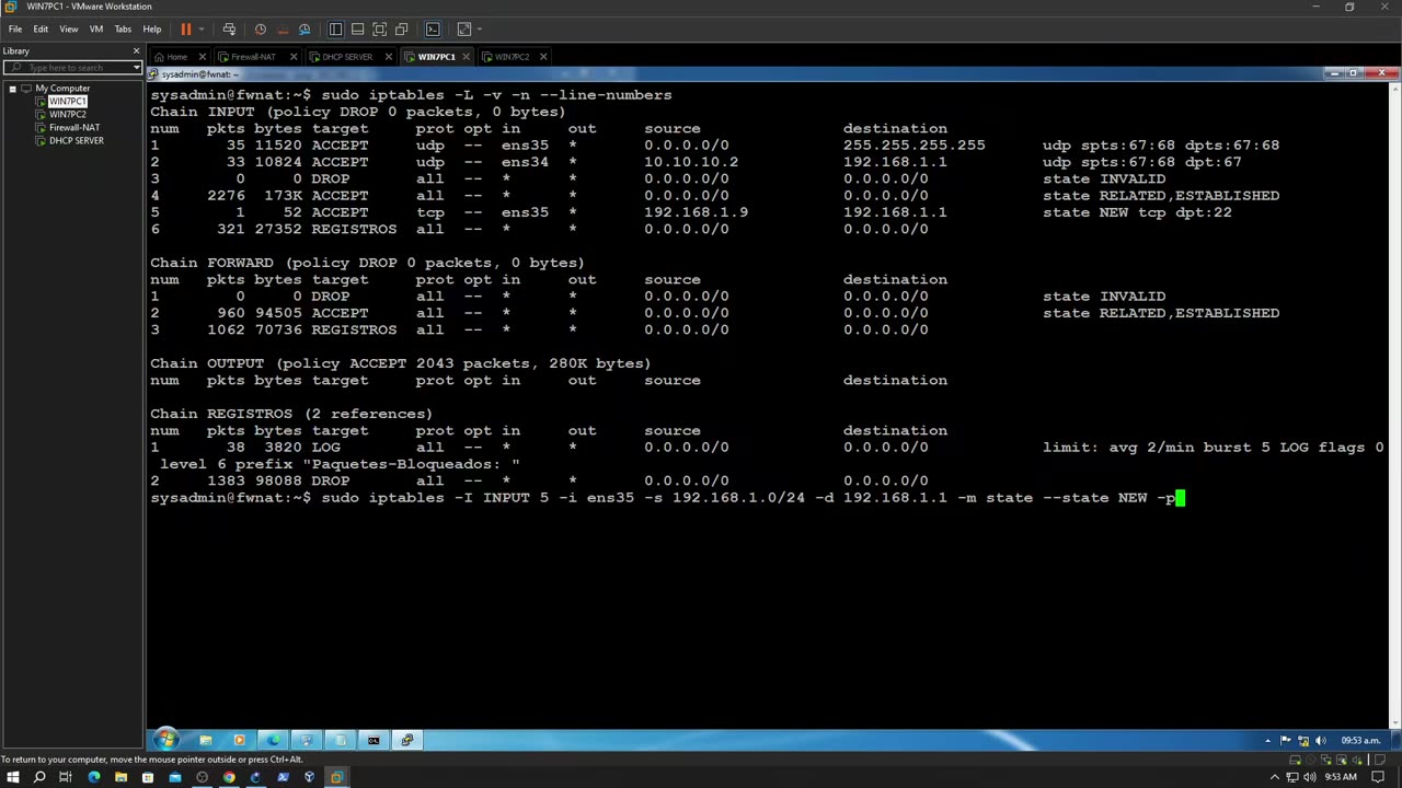 Configurar Iptables, DHCP y DHCP Relay con GNU/LINUX