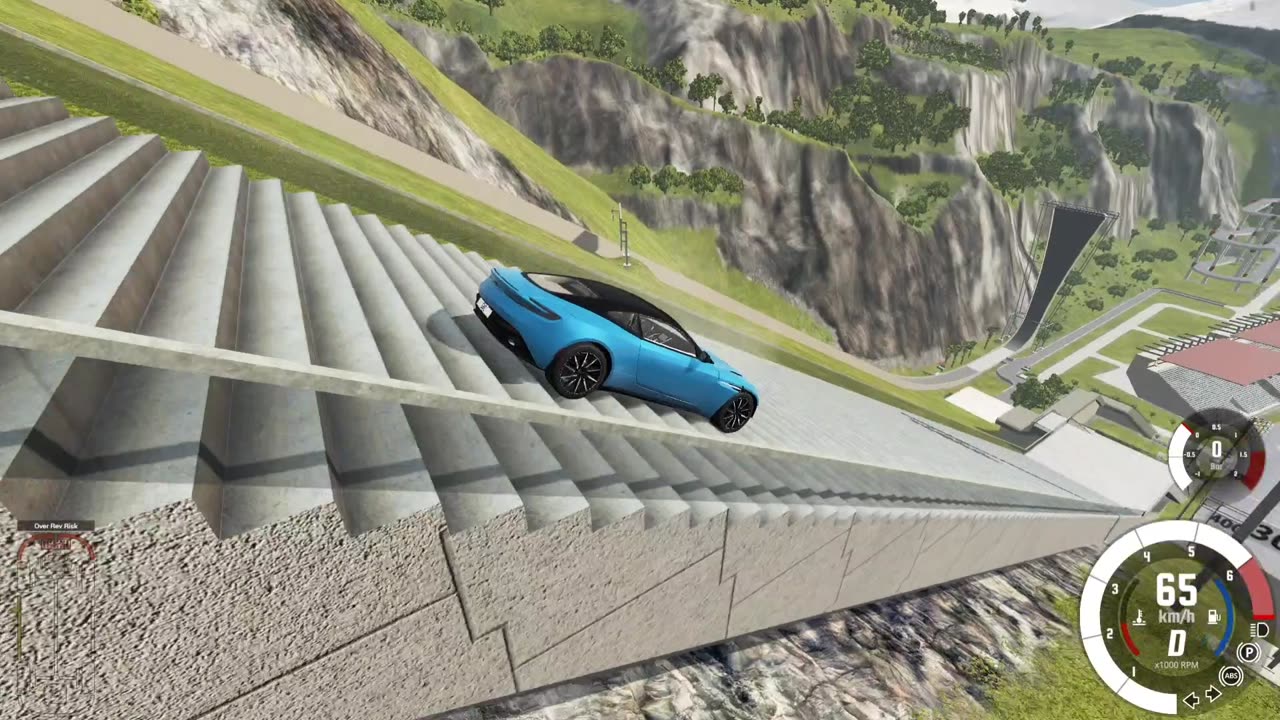 Stairs Jump Down #93 🚙 BeamNG Drive PC Game 💥 CAR crash