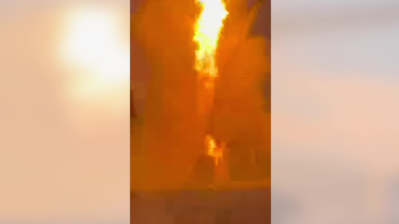 WATCH: Gas Fire Near Arkansas State Line