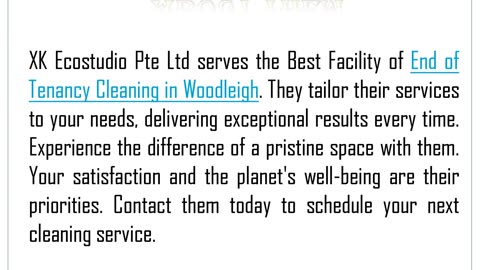 One of the Best Commercial Cleaning in Woodleigh