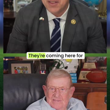 Lou Holtz Podcast Rep. Pat Fallon: Why America Flows Toward Freedom, Not Tyranny 🌎🇺🇸 #shorts