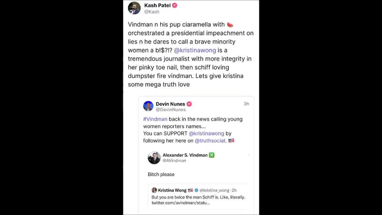 Kash Patel - Vindman
