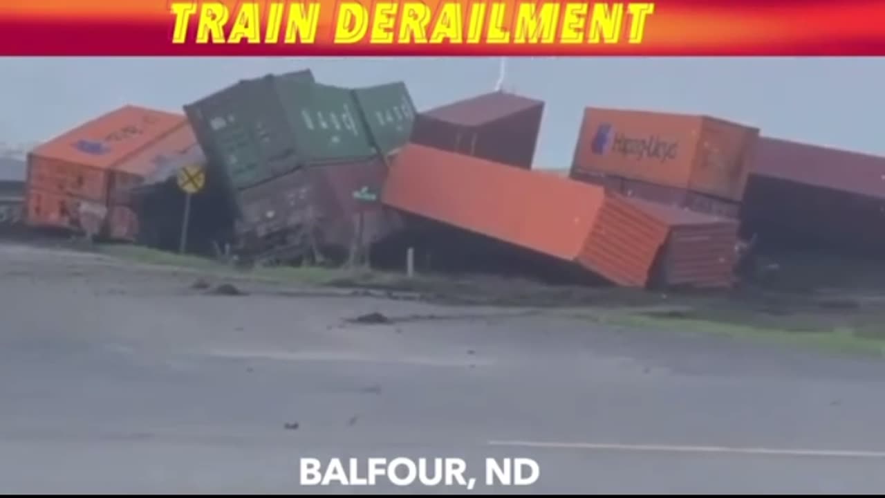 North Dakota - Train Derailment Carrying Some Hazardous Materials