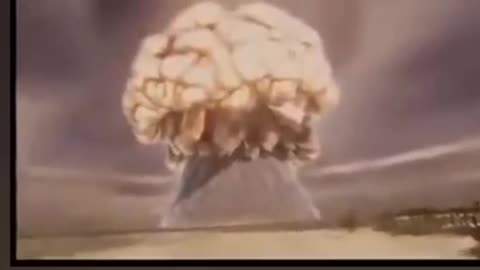 explosion of a nuclear bomb