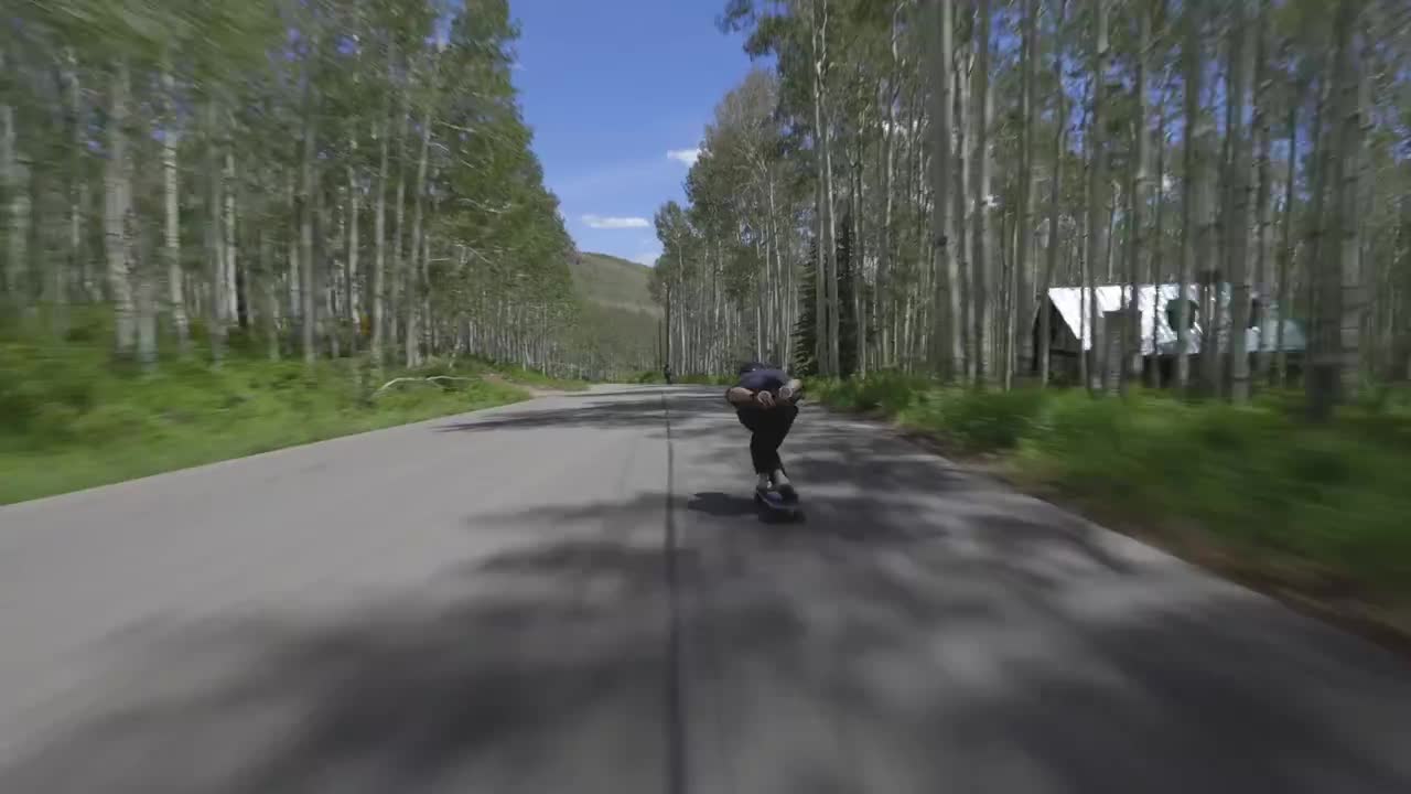 Longboarding - Passing Cars Down Epic Mountain Road!-7