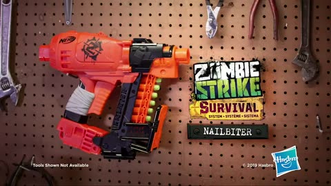Nerf Zombie Strike Survival System Nailbiter Blaster