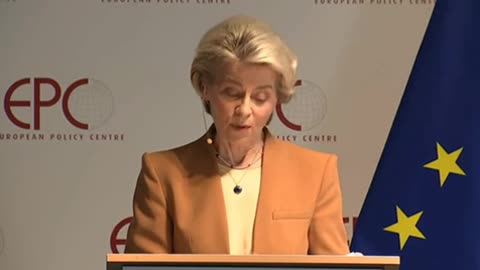 EU's von der Leyen: "We know this is an era where we rely on one single supplier. China!