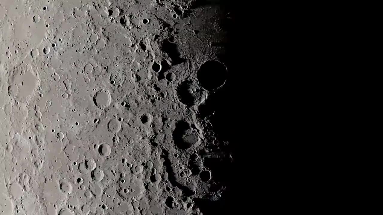 Clair de Lune 4K Version - Moon Images from NASA's Lunar Reconnaissance Orbiter