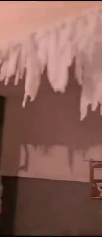 Russia - Apartment building in Magadan. Current temperature -41°C -42°F