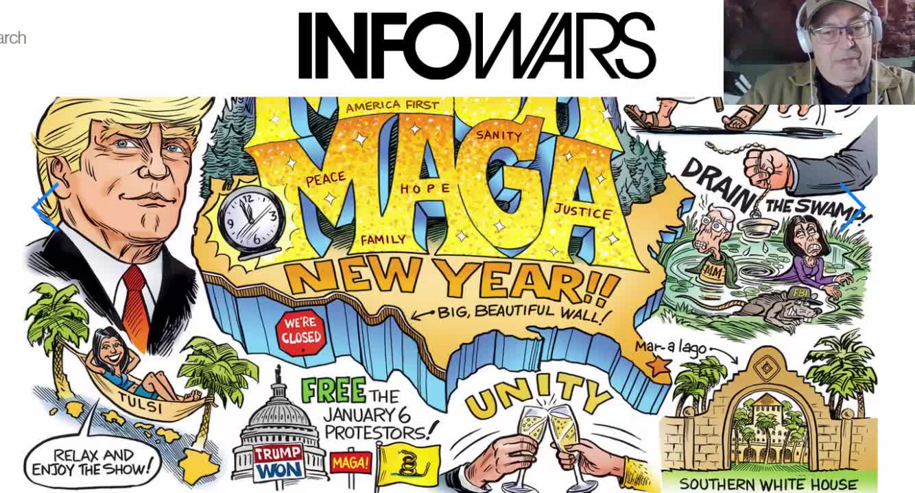 Info Wars and Mega Movement - Trump - White Hats and Freedom World wide-12-31-22