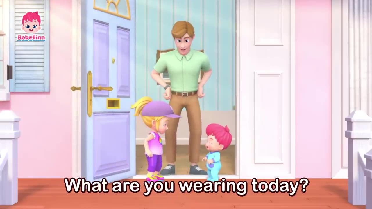 What Are You Wearing Today? 👔🧢 | Healthy Habit for Kids | Bebefinn Nursery Rhymes