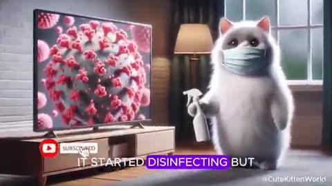 Poor Cat Infected with New Virus ⎮ Kind Doctor ⎮ Cute Cat 🦠🧑‍⚕️🐱 #cat #aicats #catvideos2024