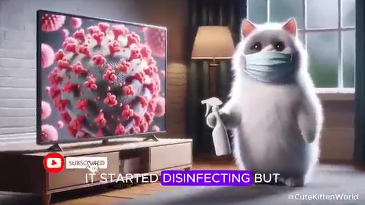 Poor Cat Infected with New Virus ⎮ Kind Doctor ⎮ Cute Cat 🦠🧑‍⚕️🐱 #cat #aicats #catvideos2024