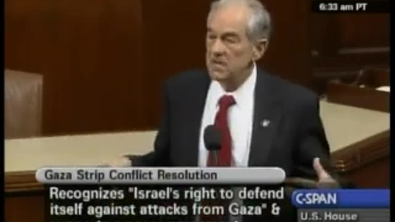 Ron Paul On Israel And Hamas