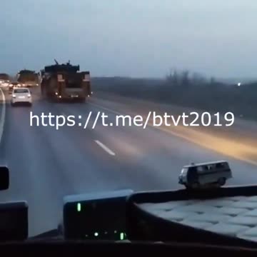 🚨WATCH: Russia moving significant amounts of Military Hardware across the country travelling West