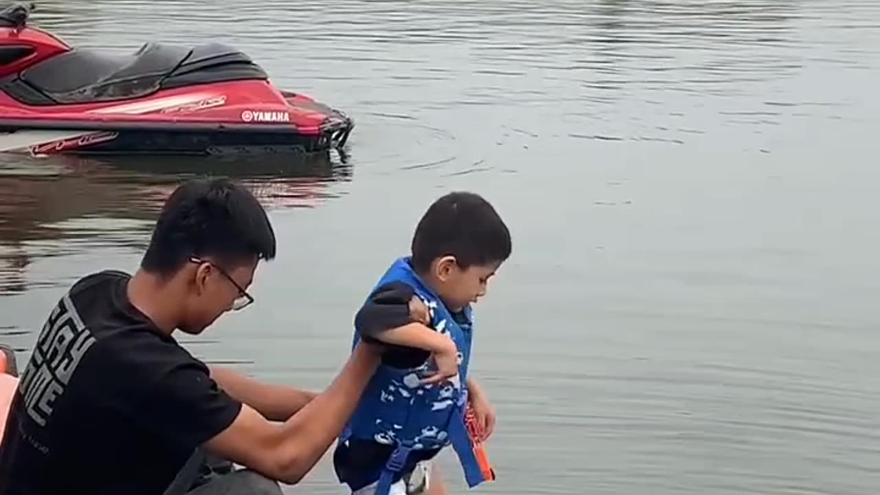 child's water jet sports training