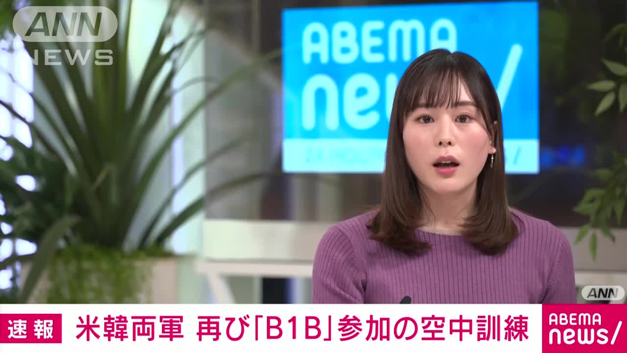 米韓が空中訓練 「B1B」戦略爆撃機も参加 北朝鮮のICBM発射を受け(2022年11月19日)