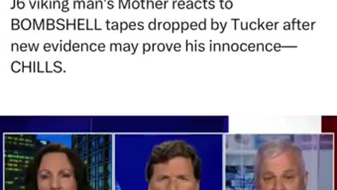 New evidence might help some January 6th prisioners cases. Tucker Carlson.