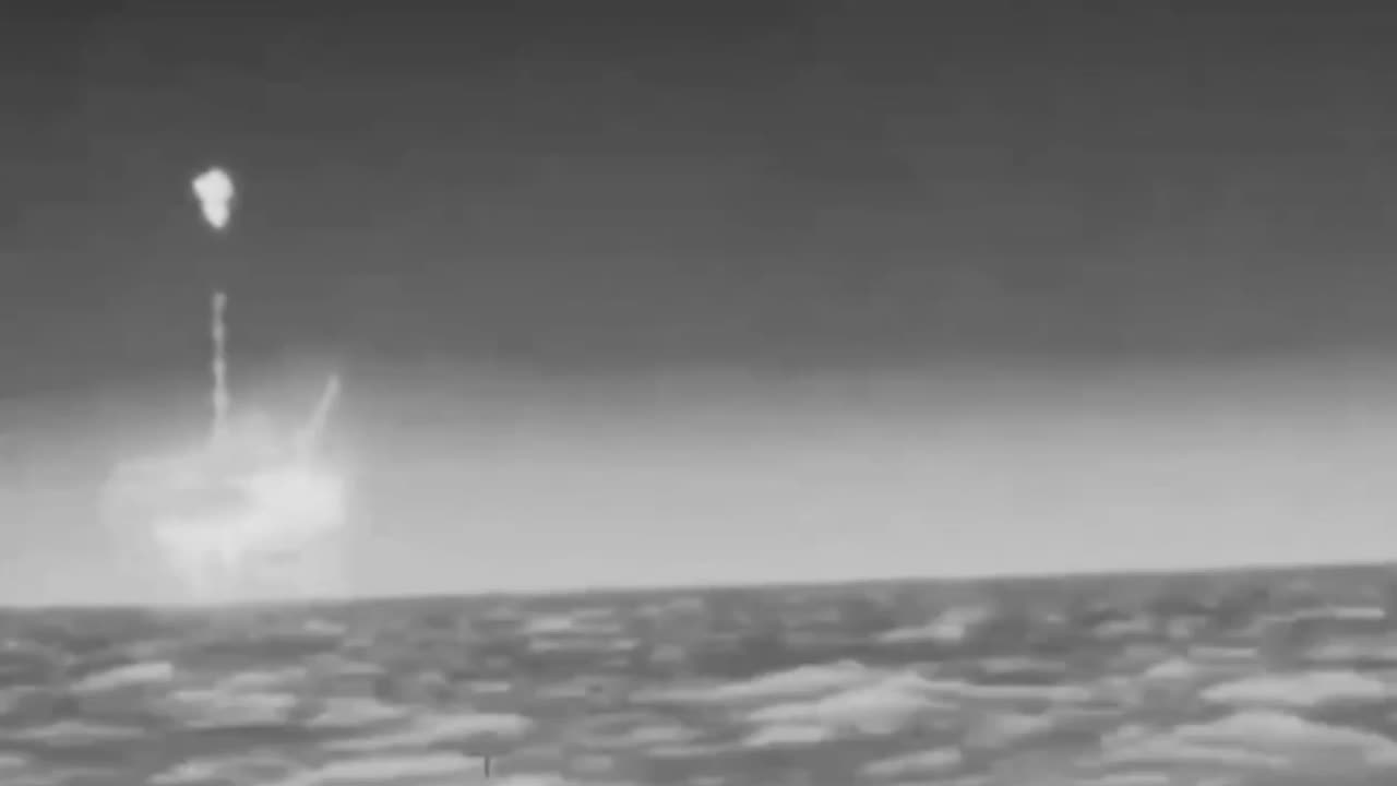 Ukrainian Naval Drones Attack Russian Gas Platform Off Crimea(Incredible Video)