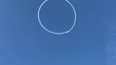 Airplane Skywrites Smiling Face